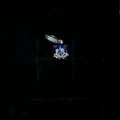 Authentic Pandora Charm Murano Glass Charm Cute Octopus Silver Dangle